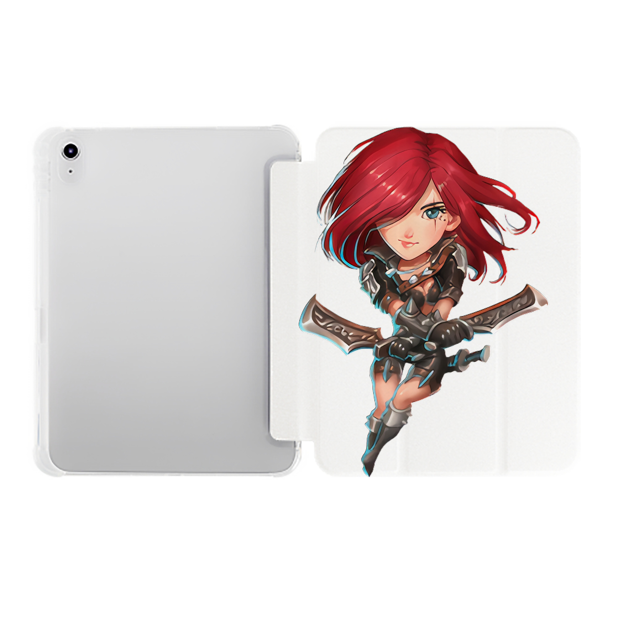 （画像用） リーグ・オブ・レジェンド League of Legends LOL IPad ケース ペン収納付き 三つ折りスタンド PUレザー×シリコン 対応機種9.5/10.5/10.9インチ